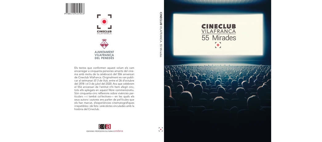 Cineclub Vilafranca presenta un llibre commemoratiu amb una cinquantena de textos sobre cine publicats a “El 3 de Vuit”