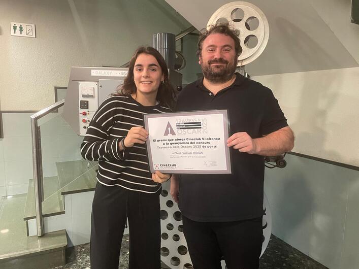 Aitana Pascual Roldán guanya la Travessa dels Oscar 2025 de Cineclub Vilafranca